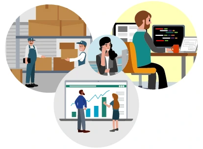 Branchen-ERP Verschiedene Einzelhandel's Branchen in der ERP