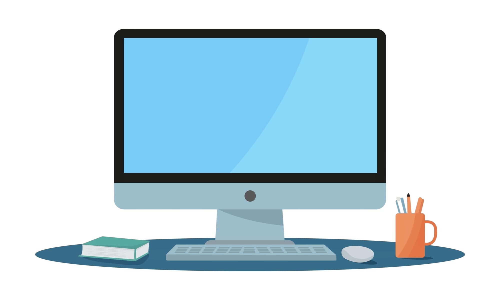 leerer-bildschirm-des-computers-desktop-pc-laptop-flache-vektorillustration cci PC